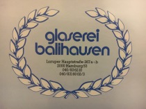 Logo der alten Glaserei Ballhausen