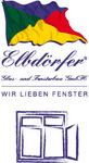 Elbdörfer Logo in verschiedenen Stadien und auf unterschiedlichen Medien